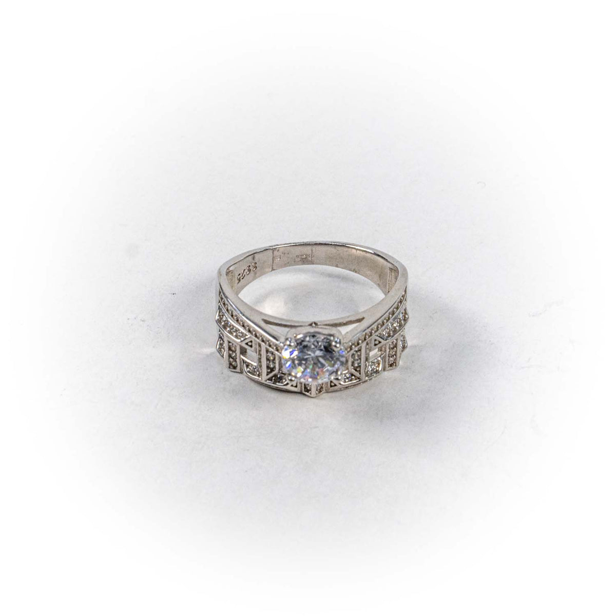 Inel STILL, Argint 925 - Marime 9, Zirconia, Incolor