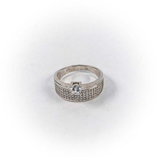 Inel STILL, Argint 925 - Marime 9, Zirconia, Incolor