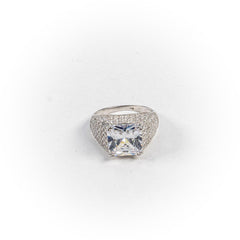 Inel STILL, Argint 925 - Marime 8,5, Zirconia, Incolor