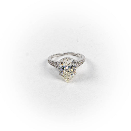 Inel STILL, Argint 925 - Marime 9, Zirconia, Incolor cu Reflexii Aurii