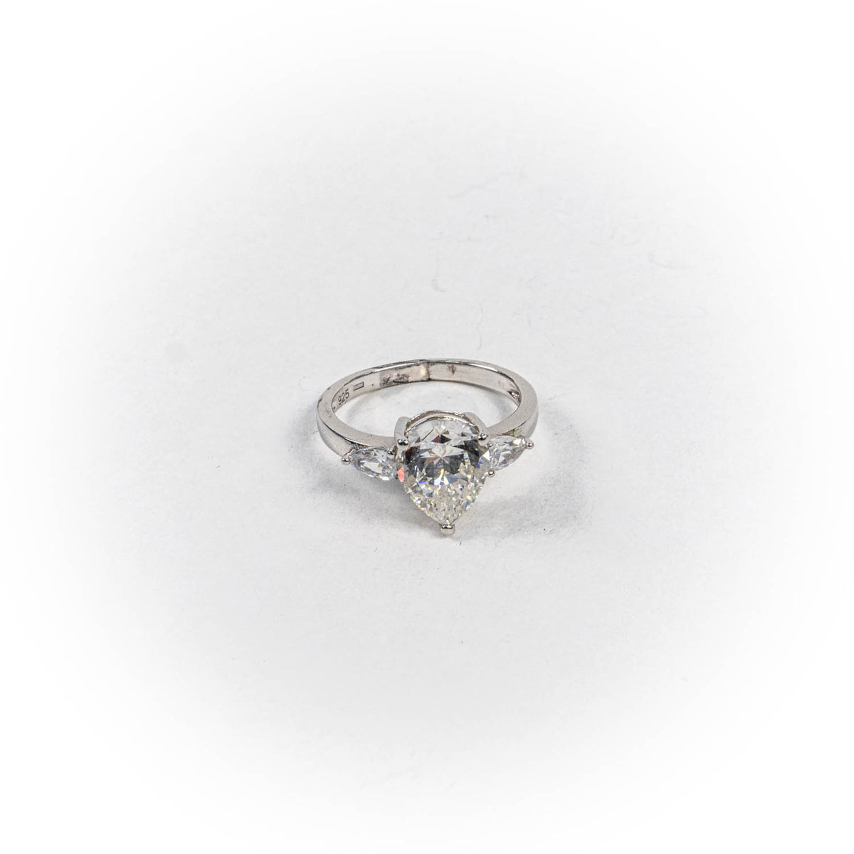 Inel STILL, Argint 925 - Marime 7, Zirconia, Incolor cu Reflexii Aurii