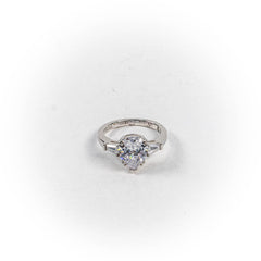 Inel STILL, Argint 925 - Marime 6,8, Zirconia, Incolor