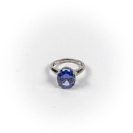 Inel STILL, Argint 925 - Marime 7, Zirconia, Albastru