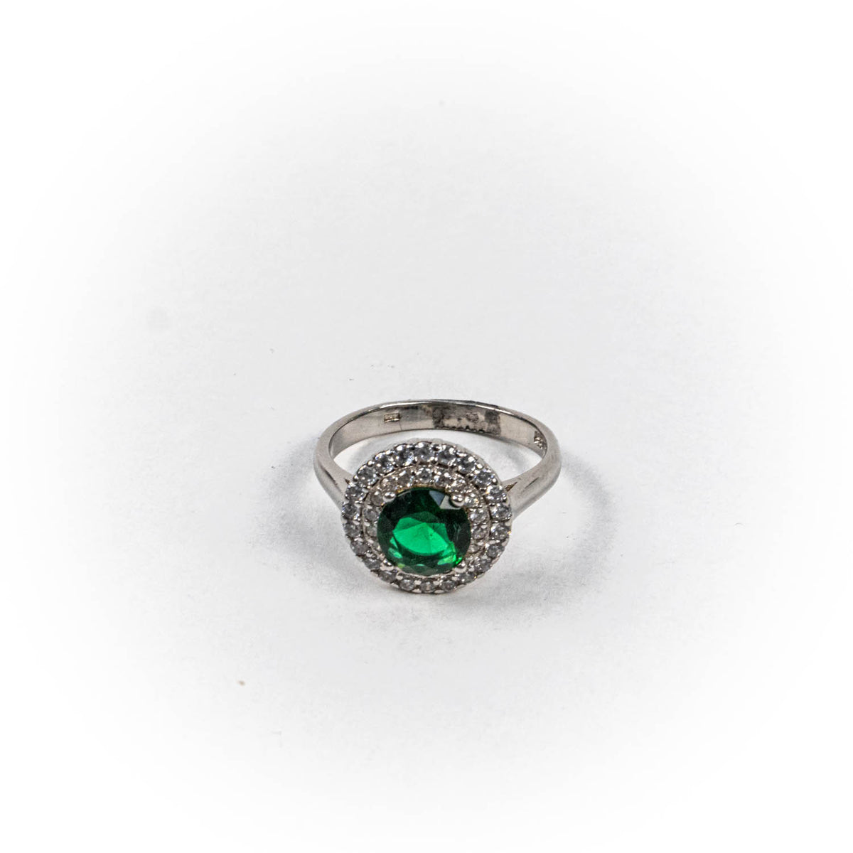 Inel STILL, Argint 925 - Marime 7, Zirconia, Verde