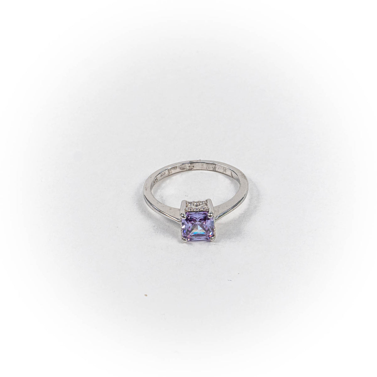 Inel STILL, Argint 925 - Marime 6, Zirconia, Violet