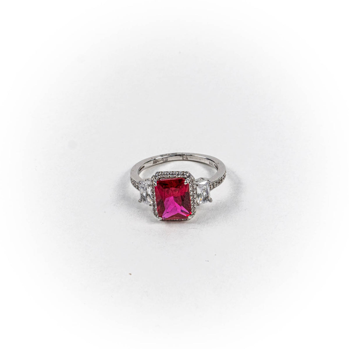 Inel STILL, Argint 925 - Marime 7, Rubin, Rosu