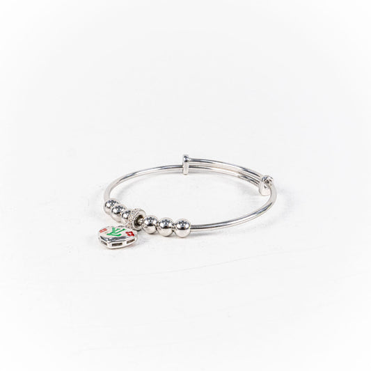 Bratara STILL, Argint 925 - Marime 47 fi x 2mm, Fixa, Email, Multicolor