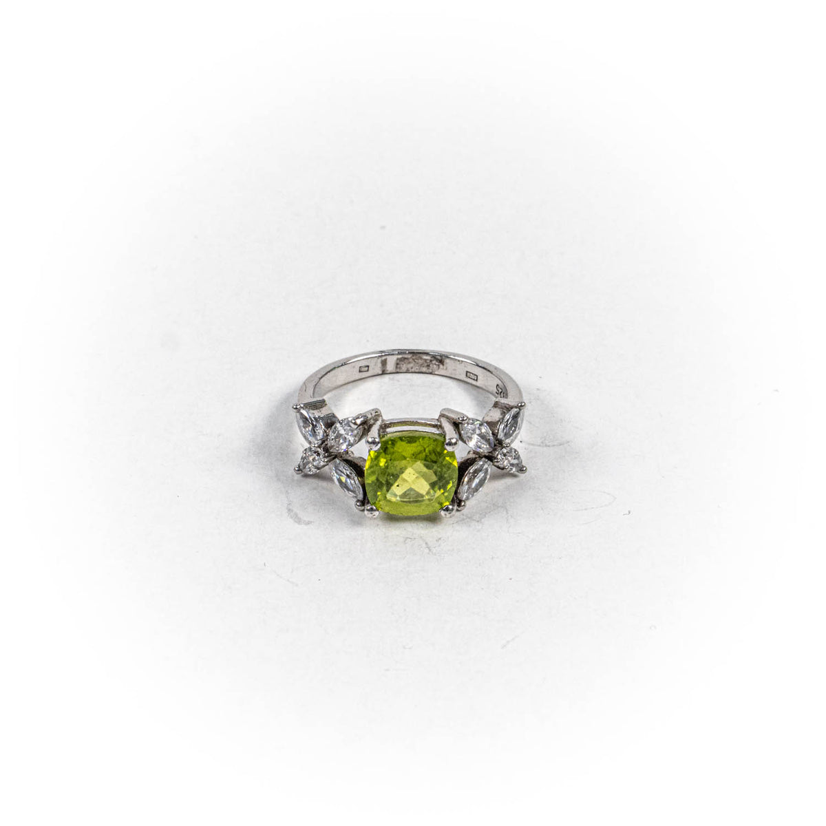 Inel STILL, Argint 925 - Marime 7, Peridot, Verde