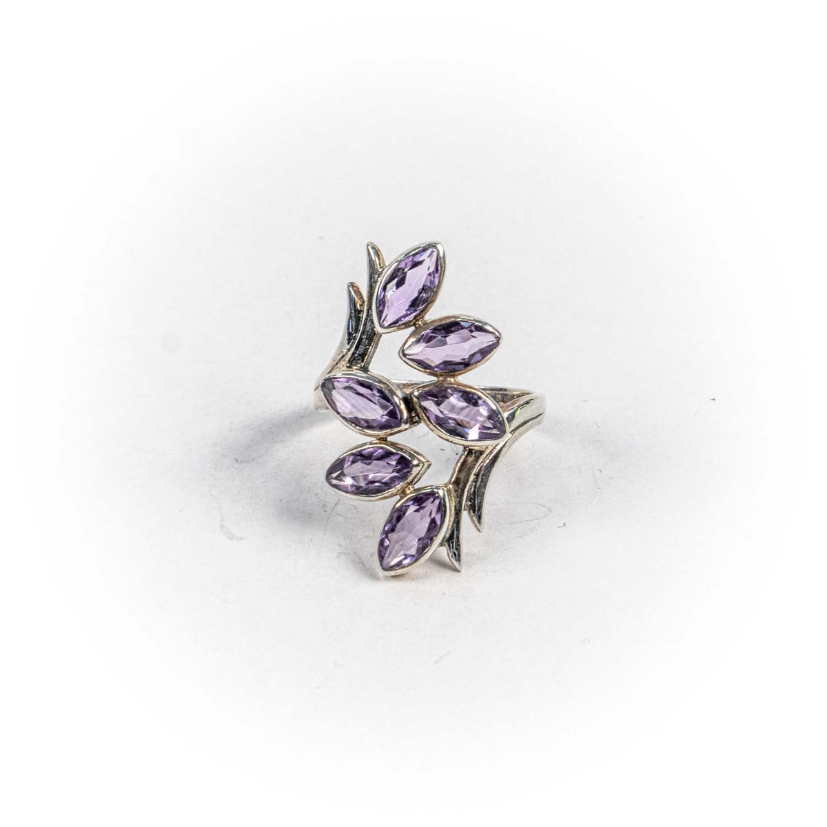 Inel STILL, Argint 925 - Marime 9, Ametist, Violet