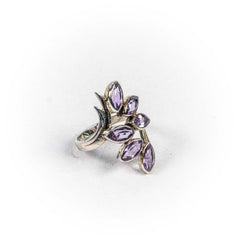 Inel STILL, Argint 925 - Marime 9, Ametist, Violet