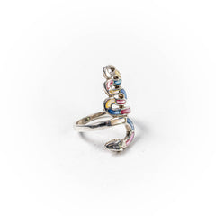 Inel STILL, Argint 925 - Marime 8,5, Sidef, Multicolor