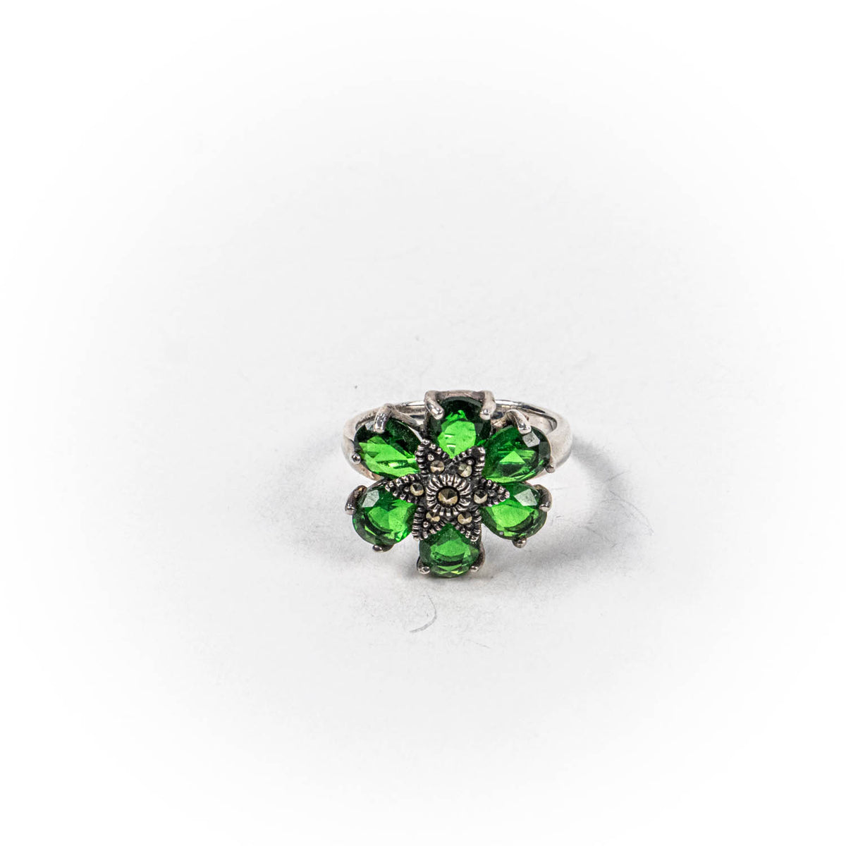 Inel STILL, Argint 925 - Marime 7, Zirconia, Verde