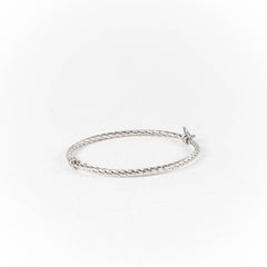 Bratara STILL, Argint 925 - Marime 58 fi x 3mm, Fixa, Simpla, Argintiu