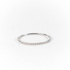 Bratara STILL, Argint 925 - Marime 55 fi x 3mm, Fixa, Zirconia, Incolor