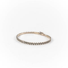 Bratara STILL, Argint 925 - Marime 60 fi x 3mm, Fixa, Marcasite, Gri Metalic