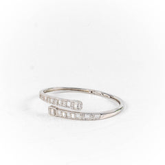 Bratara STILL, Argint 925 - Marime 60 fi x 5.5mm, Fixa, Zirconia, Incolor