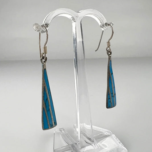 Cercei drop opal cu carlig din argint 925, 25mm - vedere 1