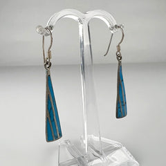 Cercei drop opal cu carlig din argint 925, 25mm - vedere 1