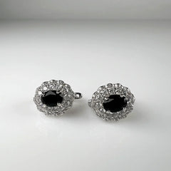 Cercei creole zirconia leverback din argint 925 - vedere 1
