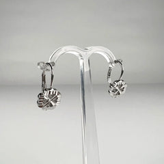 Cercei drop zirconia cu prindere leverback din argint 925 - vedere 2
