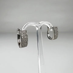 Cercei drop zirconia cu prindere leverback din argint 925 - vedere 2