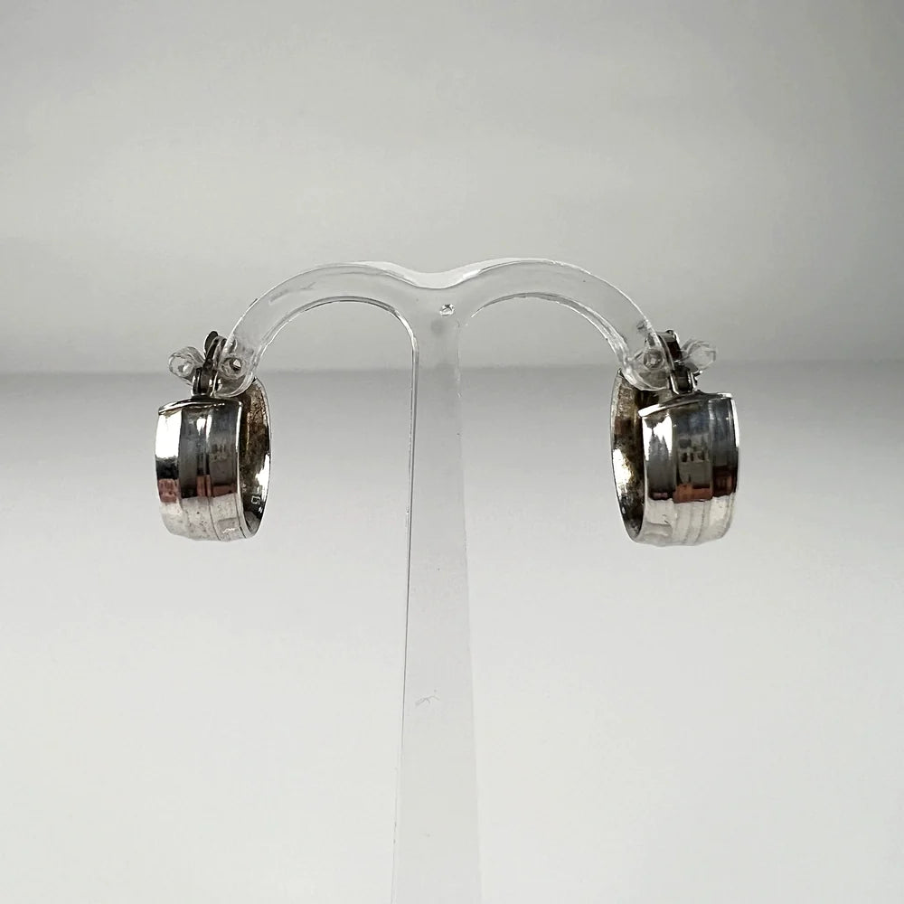 Cercei drop din argint 925 cu prindere leverback 14mm - vedere 1