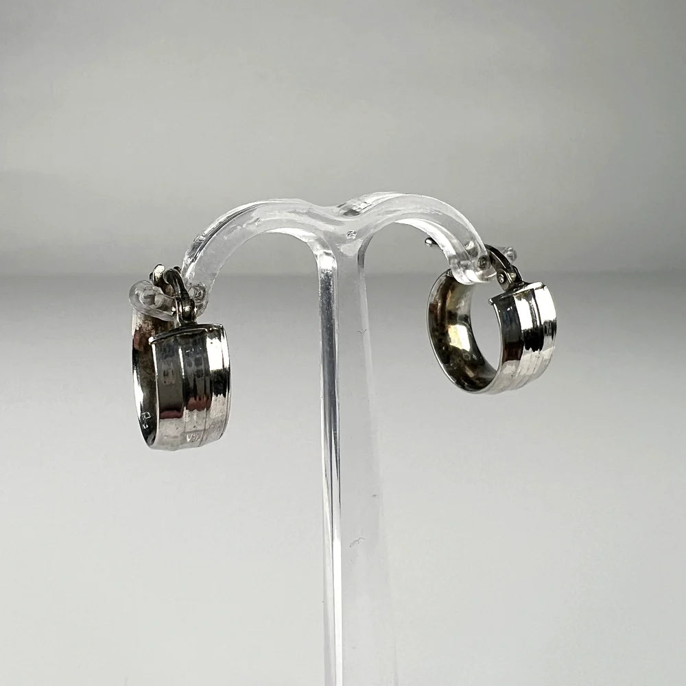 Cercei drop din argint 925 cu prindere leverback 14mm - vedere 2