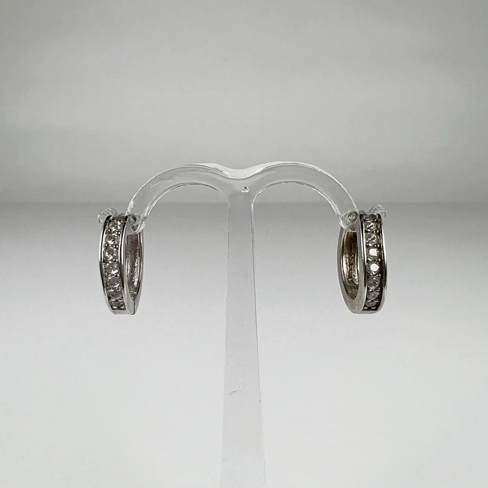 Cercei drop argint 925 cu prindere leverback, 14 mm - vedere 1