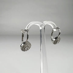 Cercei drop zirconia cu prindere leverback din argint 925 - vedere 2