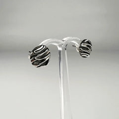 Cercei mici argint 925 cu prindere fluture, 10mm - vedere 1