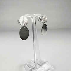Cercei drop eleganti din argint 925 cu prindere fluture - vedere 1