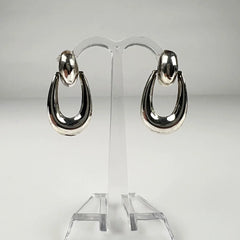 Cercei lungi din argint 925 cu prindere fluture - 26mm - vedere 2