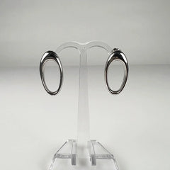Cercei drop din argint 925 cu prindere fluture, 22 mm - vedere 2