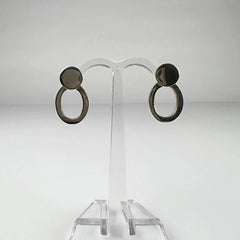 Cercei drop din argint 925 cu prindere fluture, 20 mm - vedere 2