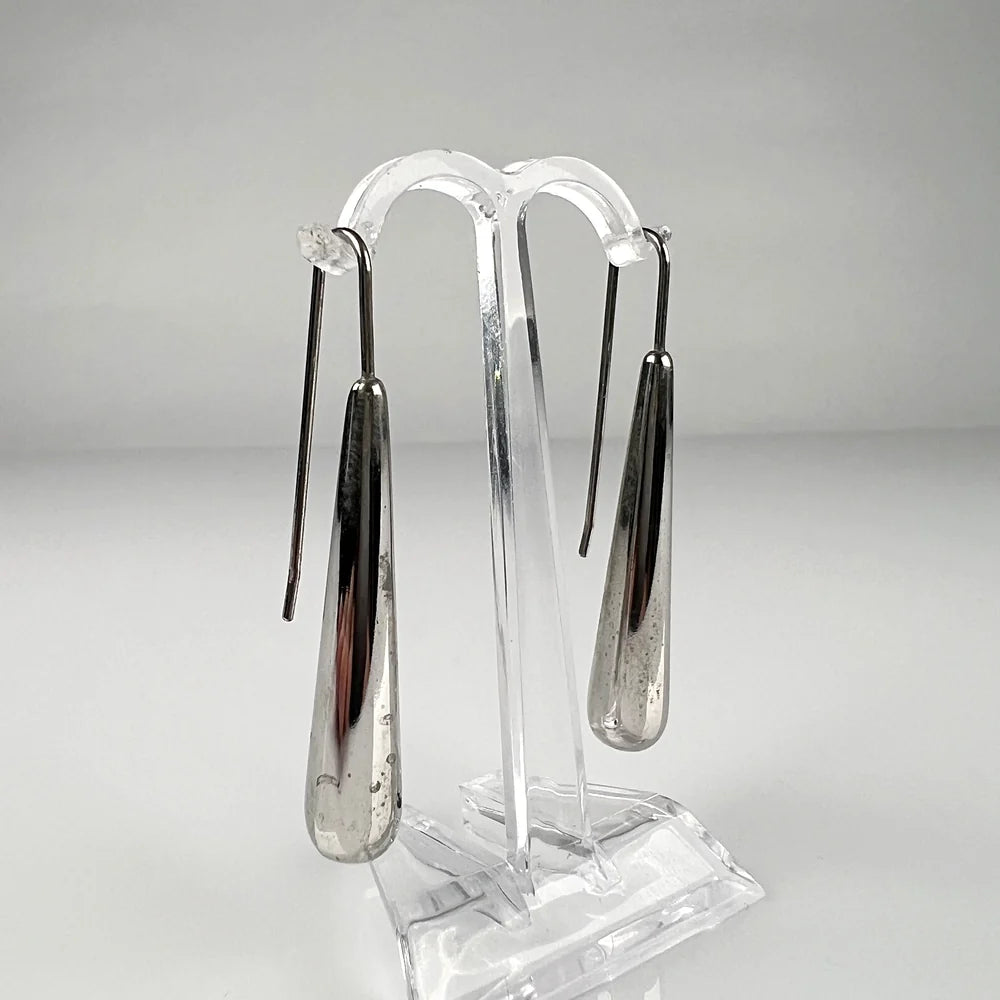 Cercei lungi argint 925 cu carlig fishhook, 48mm eleganti - vedere 1
