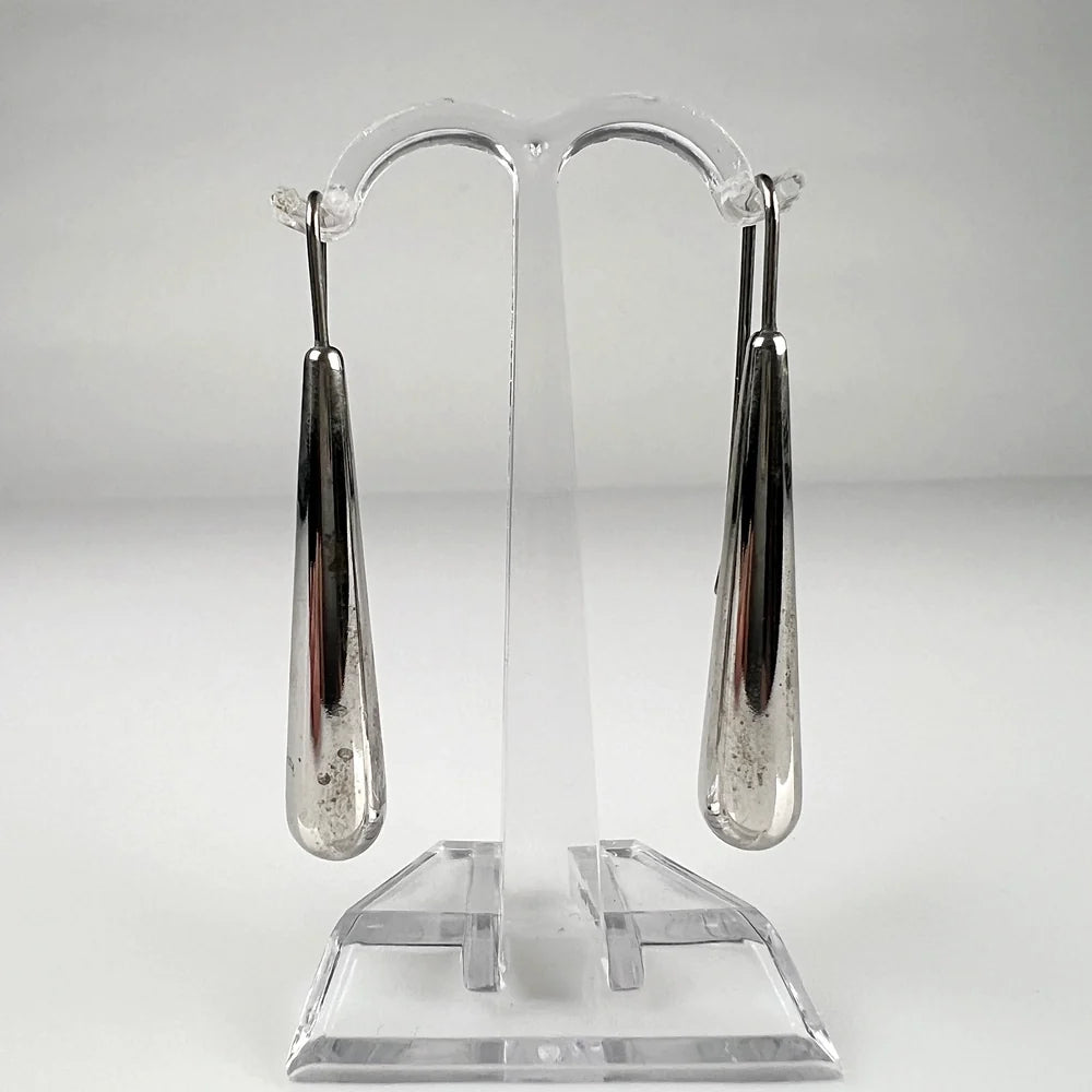 Cercei lungi argint 925 cu carlig fishhook, 48mm eleganti - vedere 2