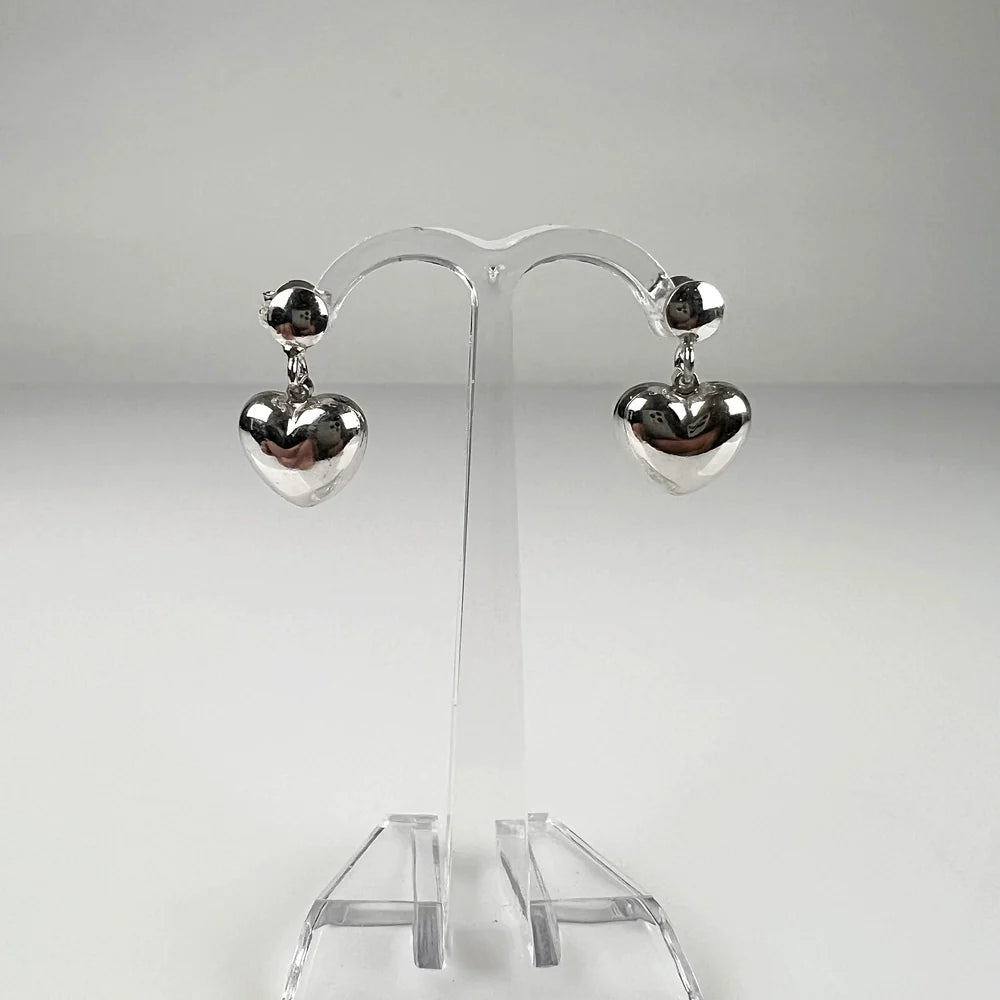 Cercei drop din argint 925 cu prindere fluture eleganti - vedere 2