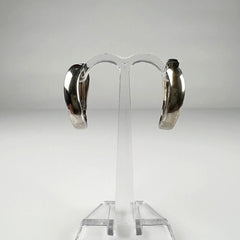 Cercei creole continui din argint 925, 20 mm - colectie eleganta - vedere 2