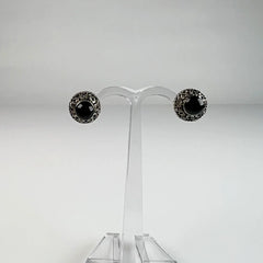 Cercei onix cu surub din argint 925, prindere fluture 10mm - vedere 2