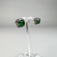 Cercei surub zirconia cu fluture din argint 925 10mm - vedere 1