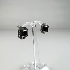 Cercei surub zirconia cu fluture din argint 925 10mm - vedere 1