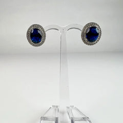 Cercei cu zirconia si prindere fluture din argint 925 - vedere 2