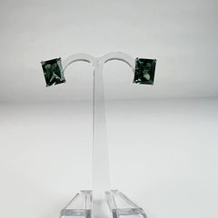 Cercei zirconia cu surub si fluture din argint 925 - vedere 2
