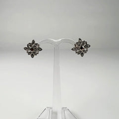 Cercei marcasite cu surub si fluture din argint 925 - vedere 2