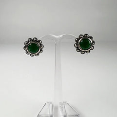 Cercei marcasite cu surub si fluture din argint 925 7mm - vedere 2