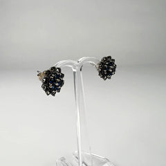 Cercei marcasite cu surub si fluture din argint 925 - vedere 1