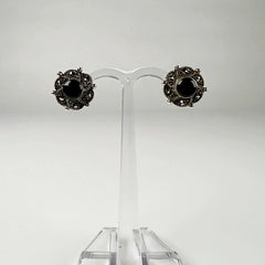 Cercei marcasite cu surub si fluture din argint 925 - vedere 2
