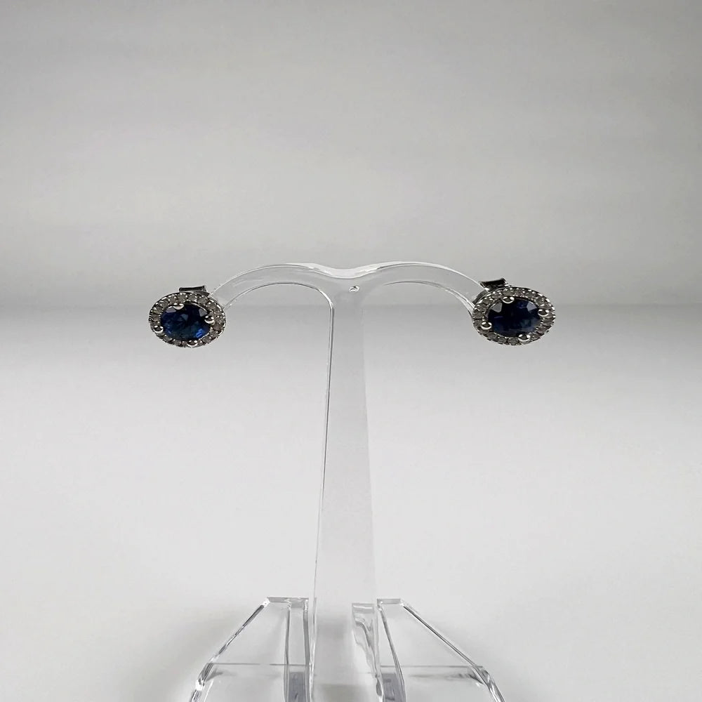 Cercei zirconia cu surub si fluture din argint 925 - vedere 2