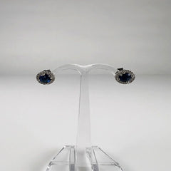 Cercei zirconia cu surub si fluture din argint 925 - vedere 2
