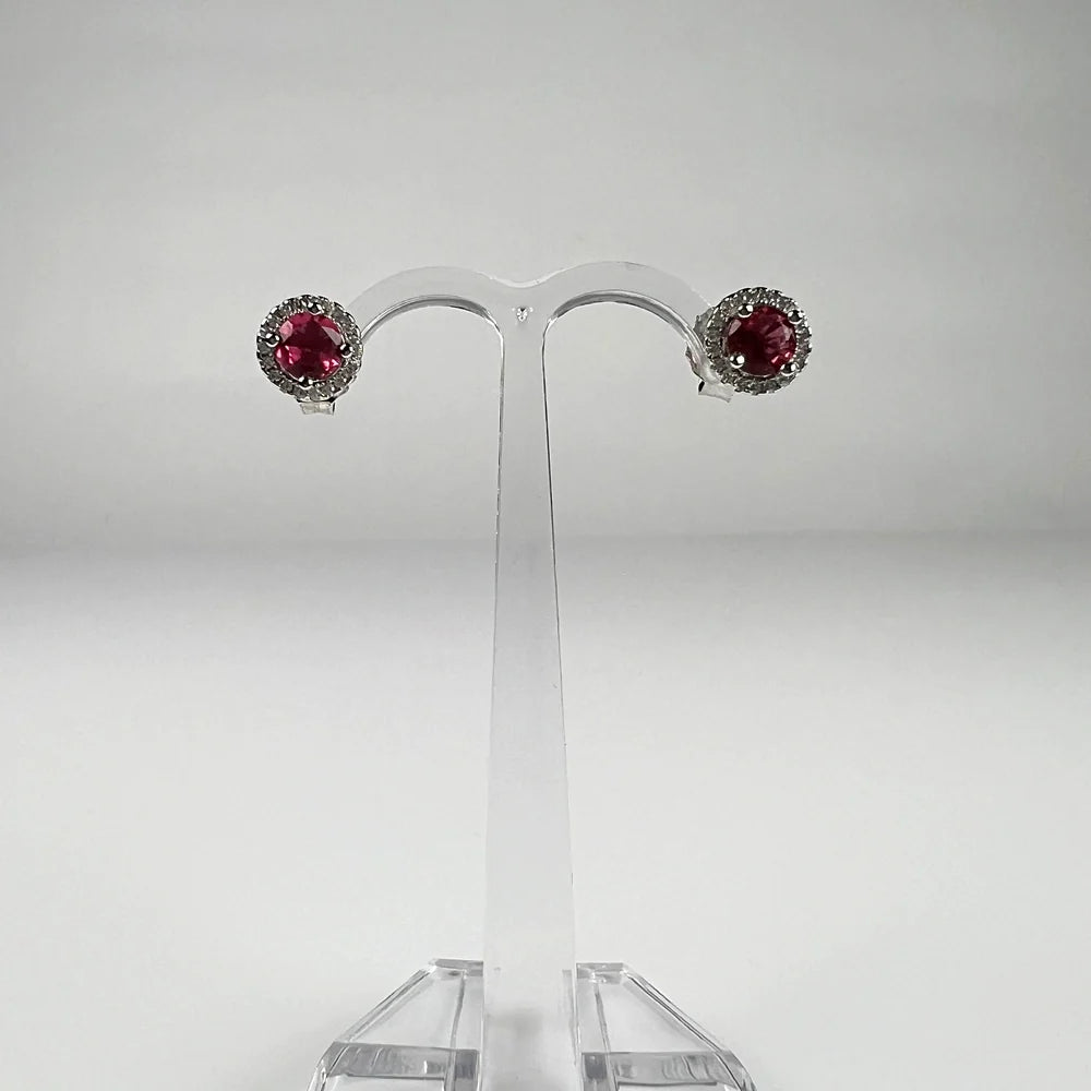 Cercei cu zirconia si prindere fluture din argint 925 - vedere 2